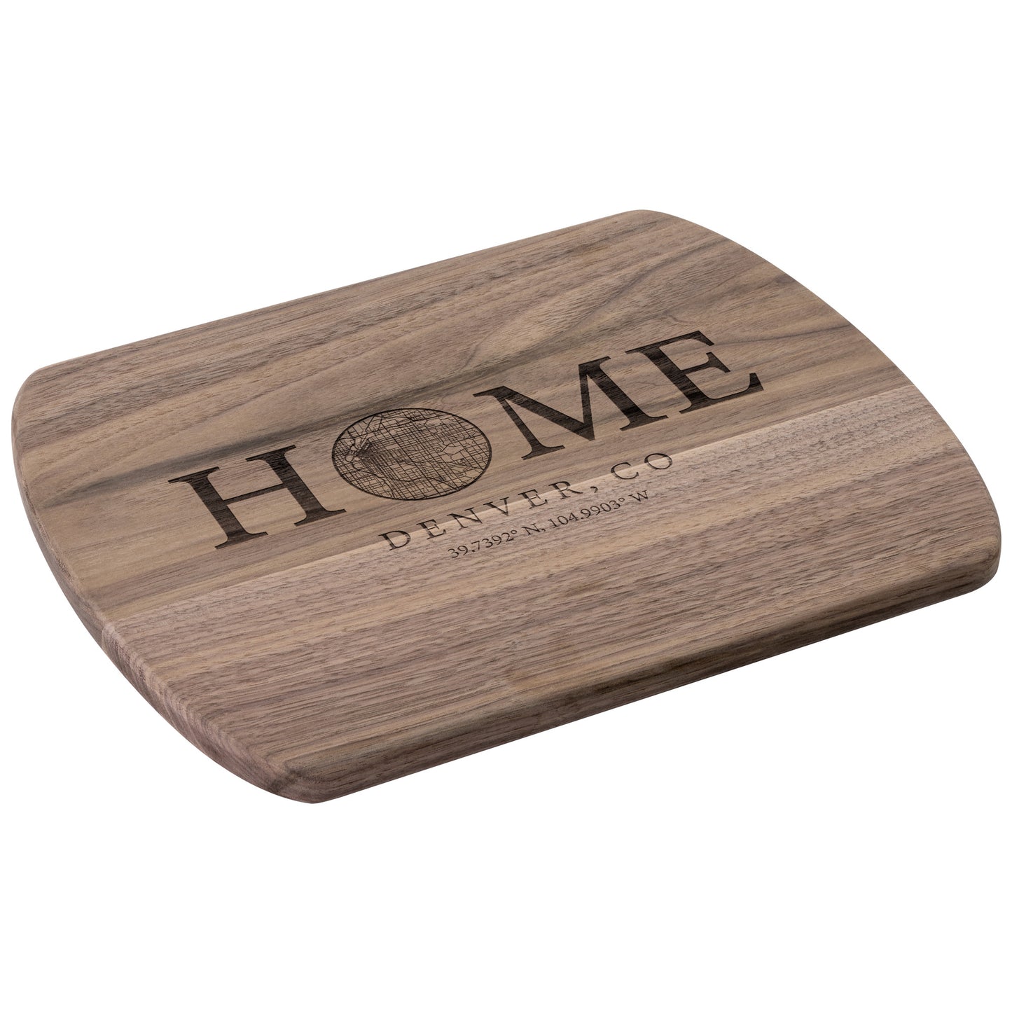 Custom City Hardwood Cutting Board