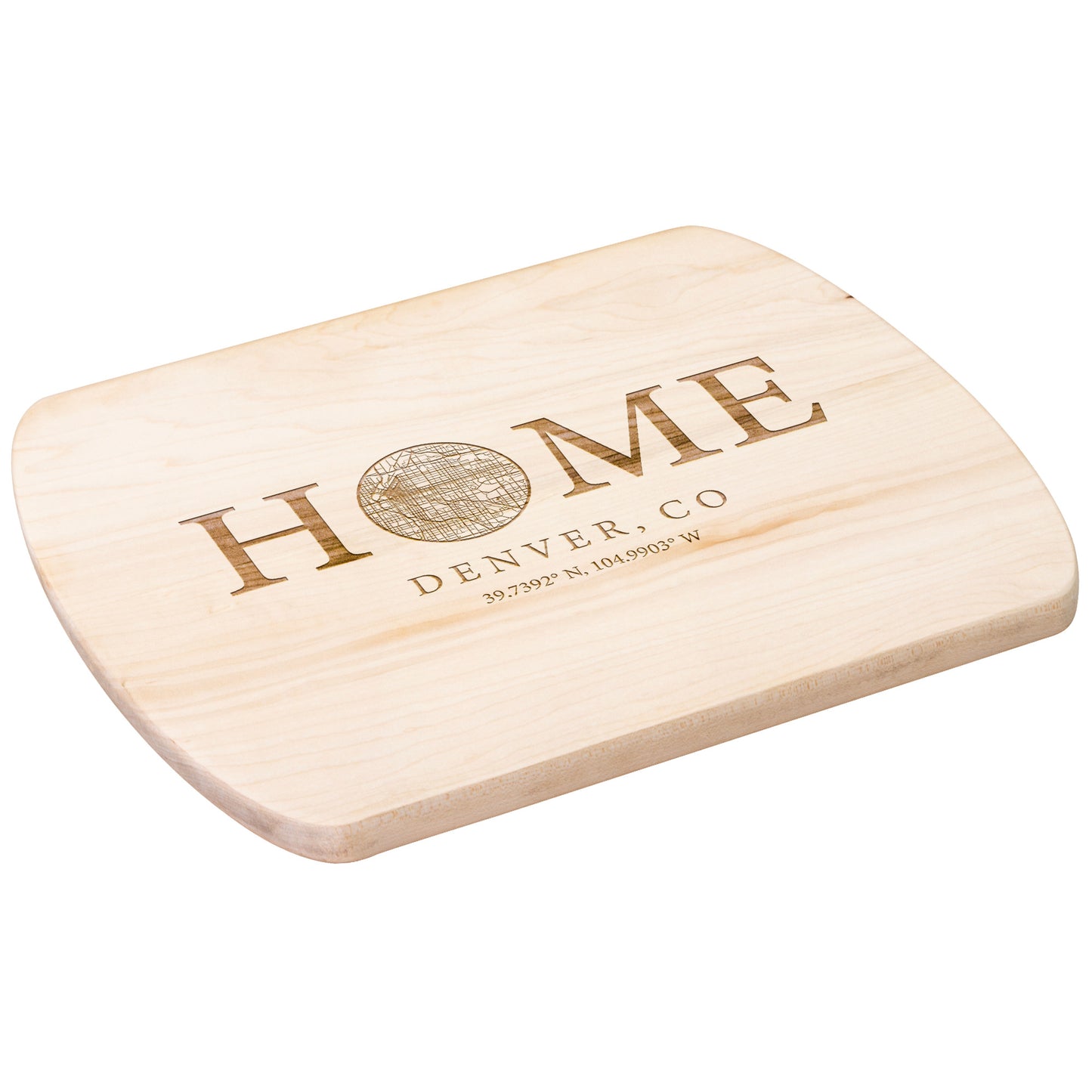 Custom City Hardwood Cutting Board