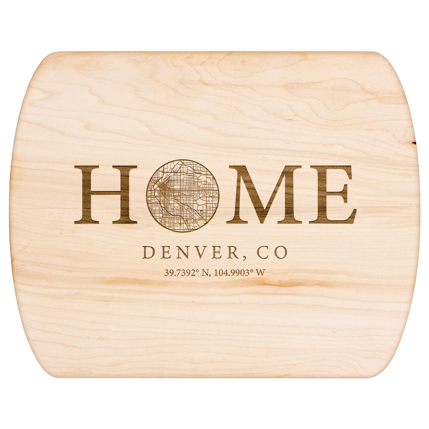 Custom City Hardwood Cutting Board