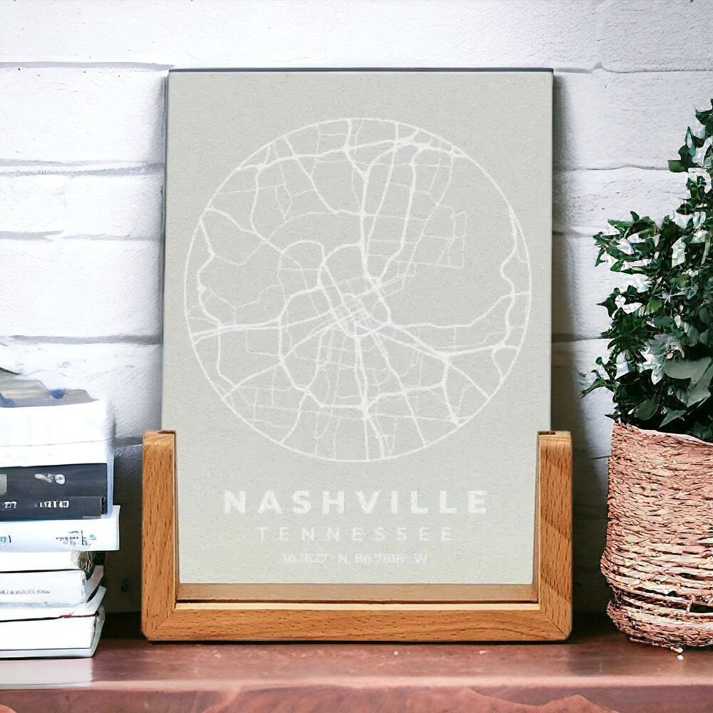 Custom Map LED Night Light