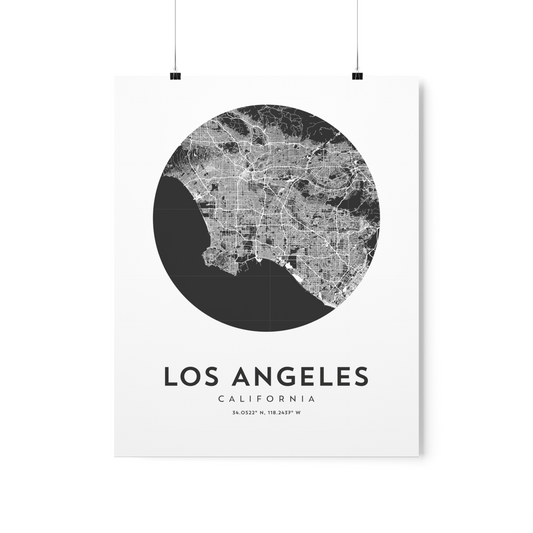 Los Angeles, CA Map Print