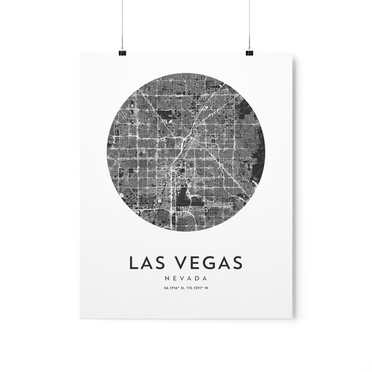 Las Vegas, NV Map Print