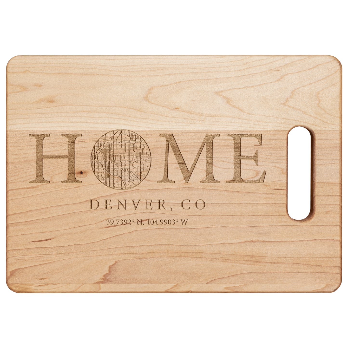 Custom City Maple Cutting Board