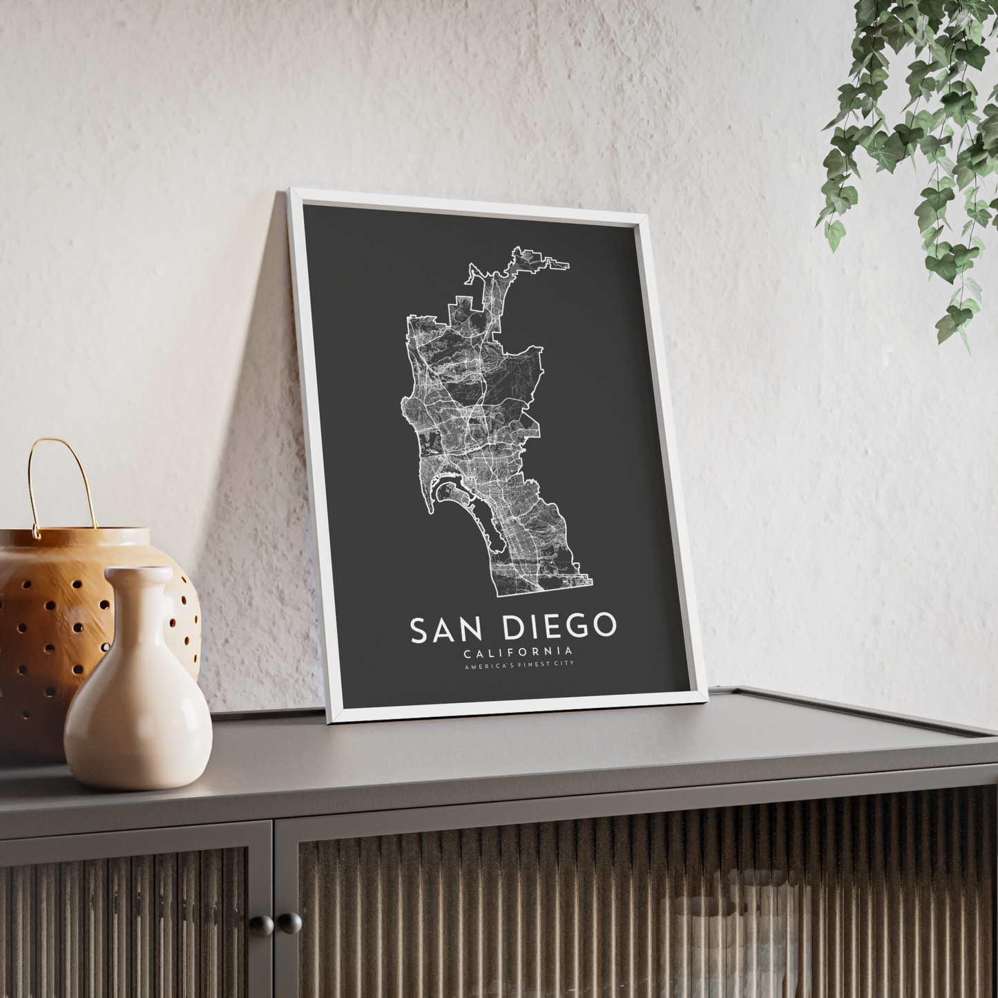 San Diego, CA Map Print