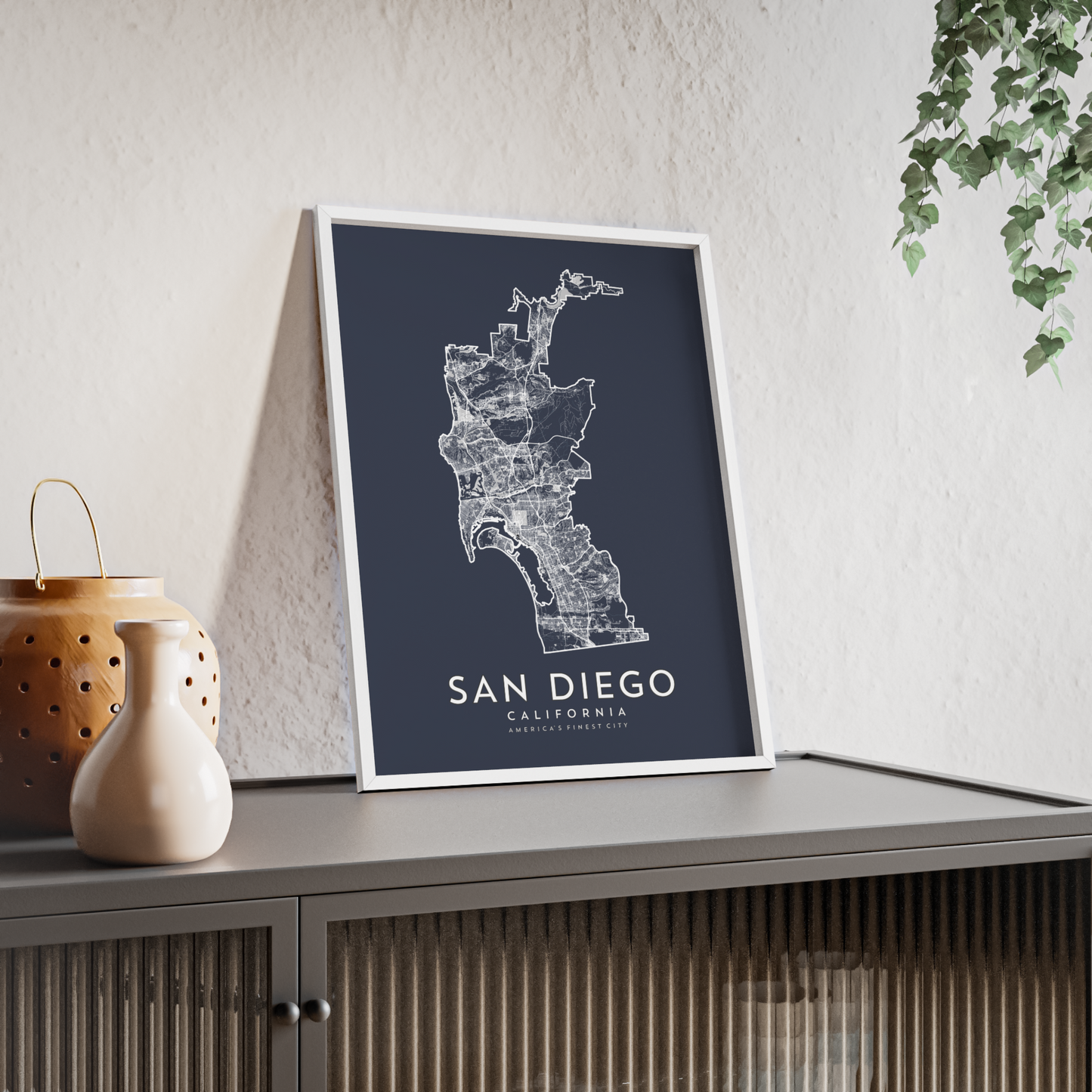 San Diego, CA Map Print