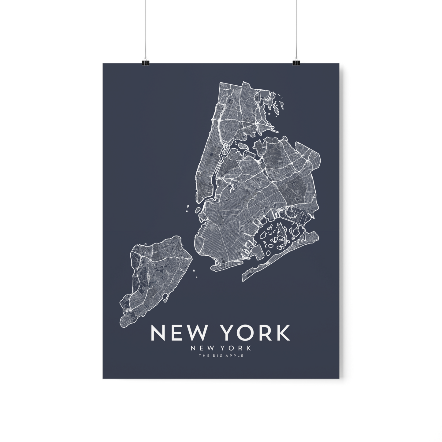 New York, NY Map Print