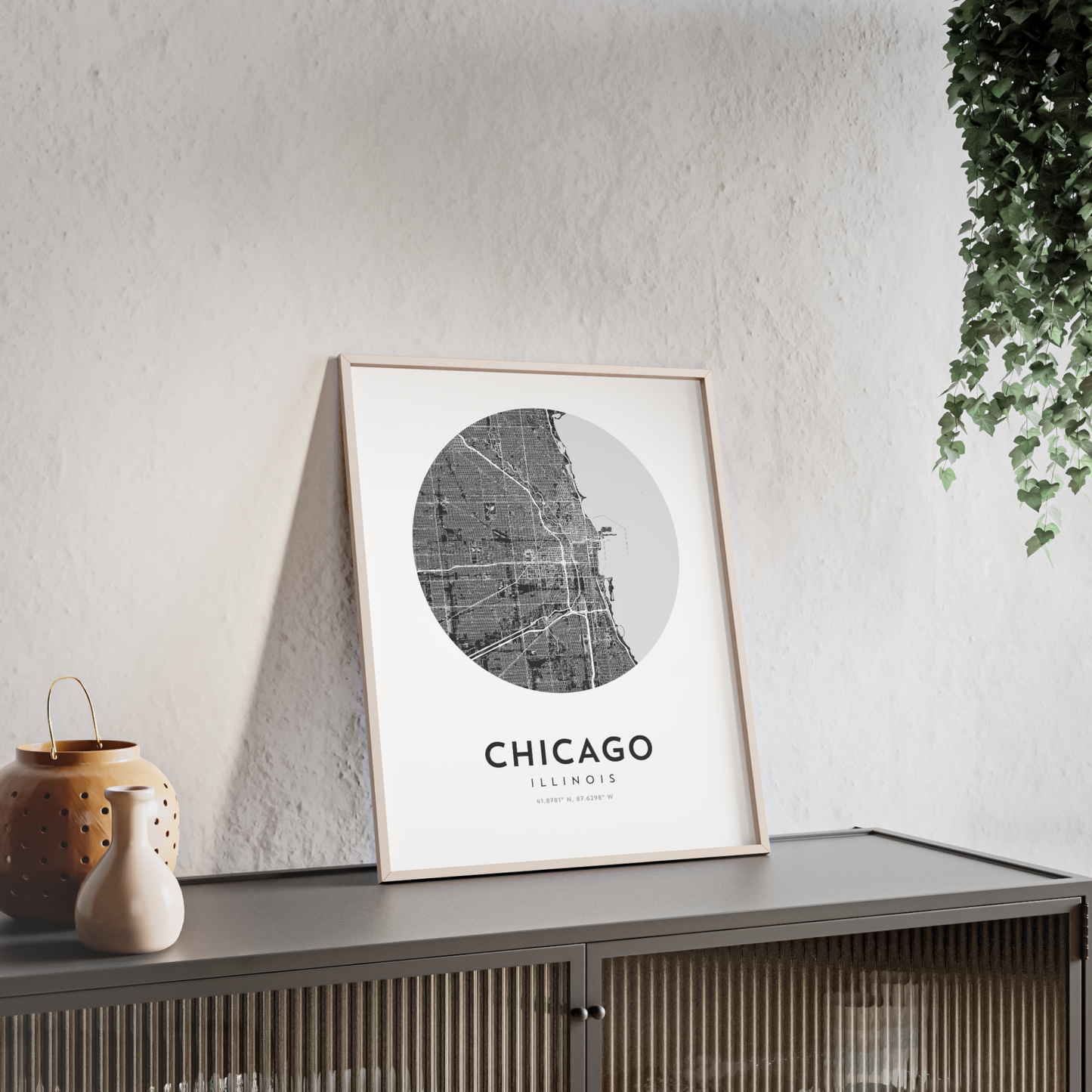 Chicago, IL Map Print