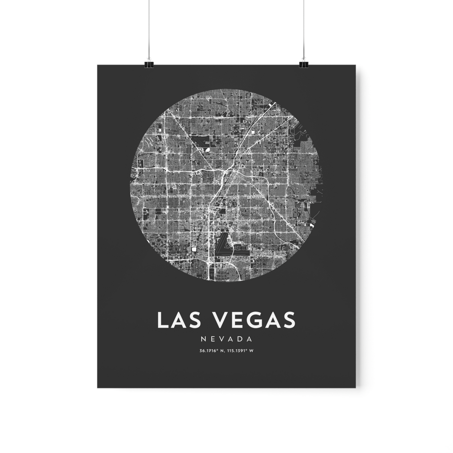 Las Vegas, NV Map Print